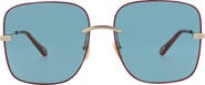 Chloé 61mm Square Sunglasses