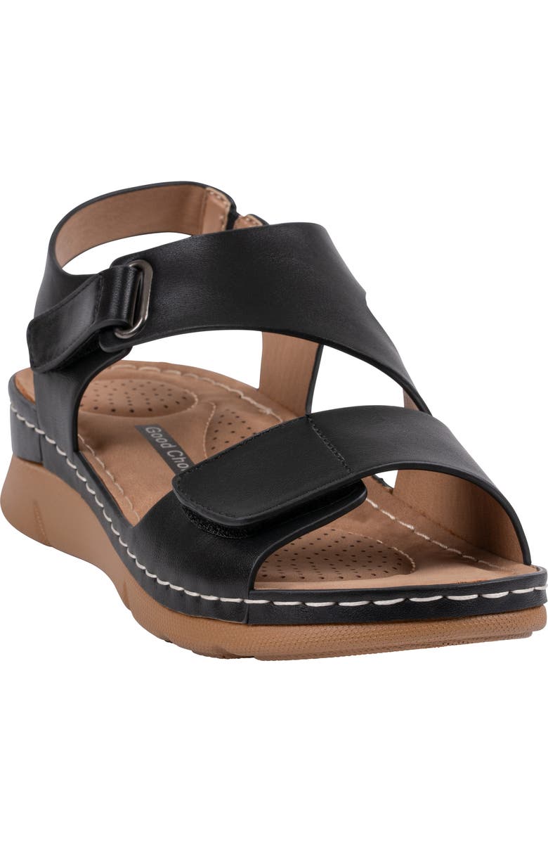 GOOD CHOICE NEW YORK Merisa Sandal, Main, color, Black