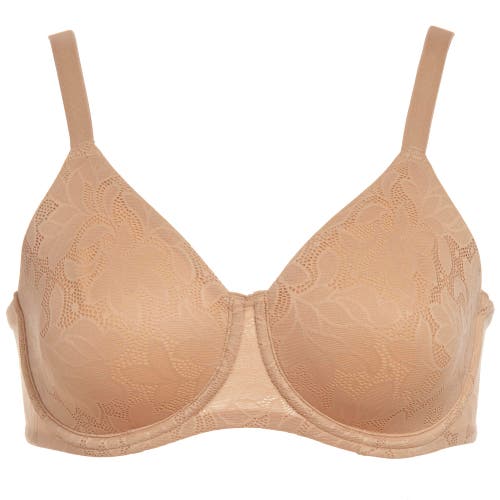 Dominique Intimates Jacqueline Seamless Jacquard Minimizer Bra In Brown