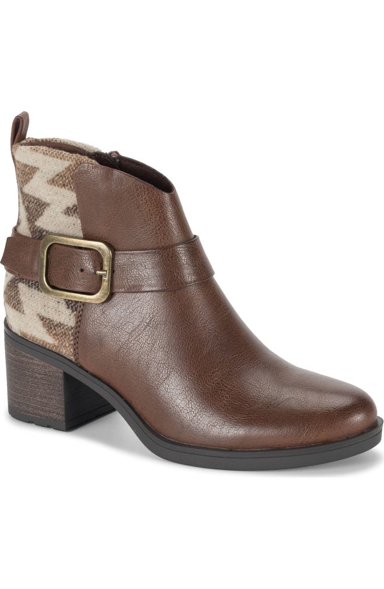 BARETRAPS Colorado Block Heel Bootie, Main, color, Dark Brown