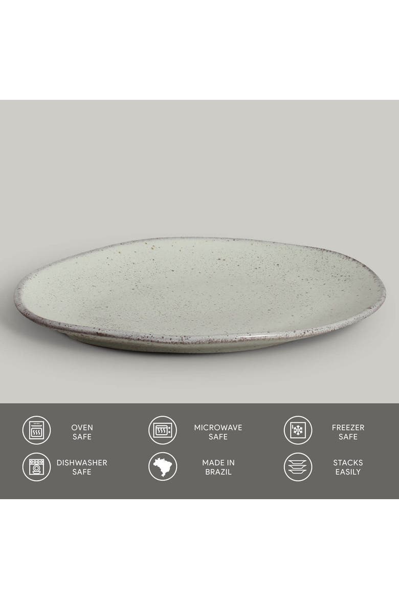 Oval Dinner Plate - Set of 6, Alternate, color, Pistache