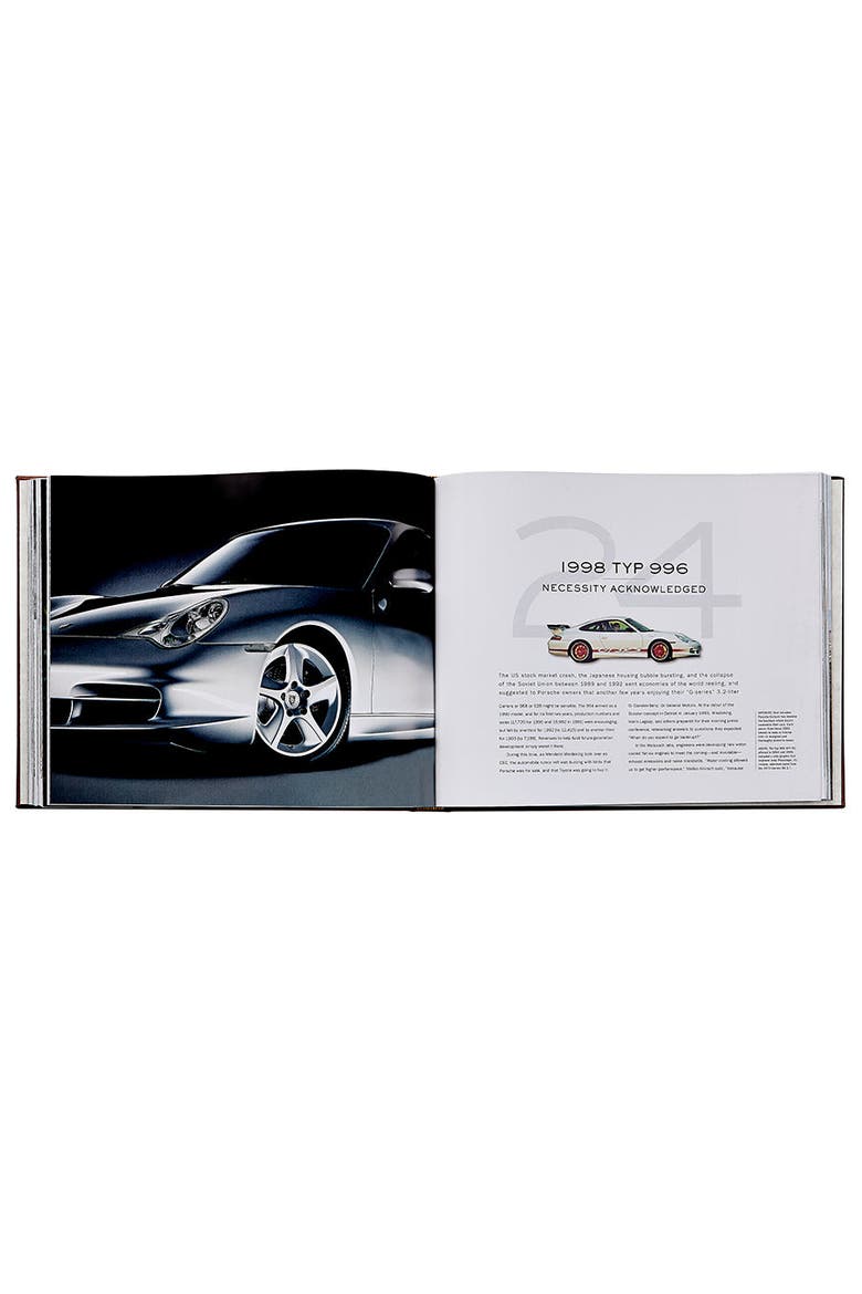Porsche 70 Years There Is No Substitute Leather Coffee Table Book, Alternate, color, Beige