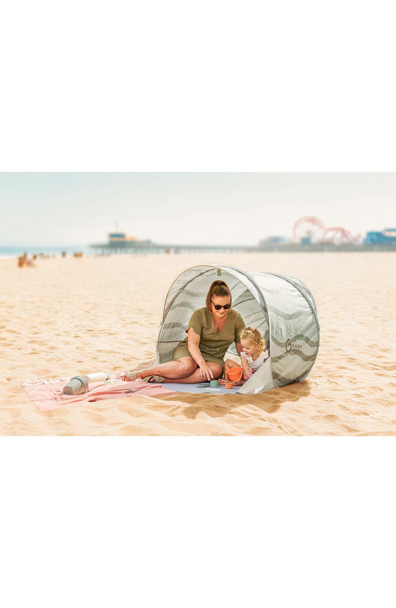Babymoov Moov & Protect Anti-UV Cooling Beach Tent, Alternate, color, Green