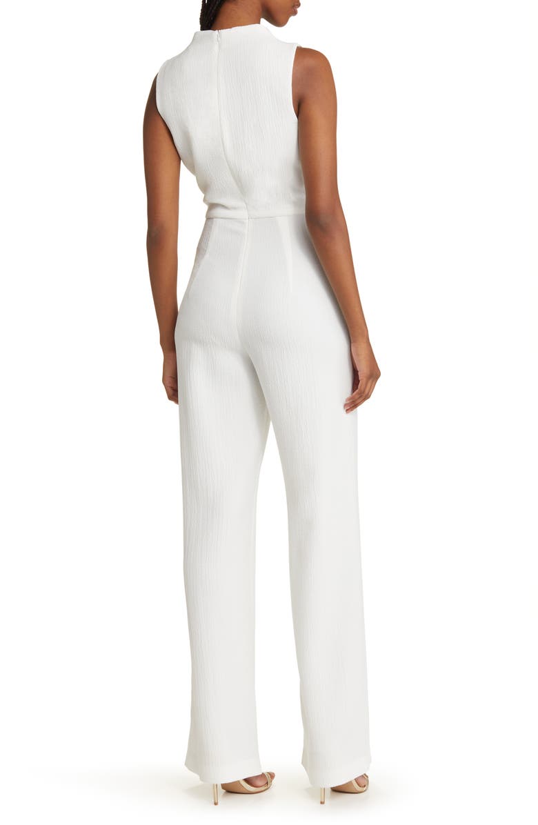 Black Halo Corrine Draped Bodice Wide Leg Jumpsuit, Alternate, color, Sugar