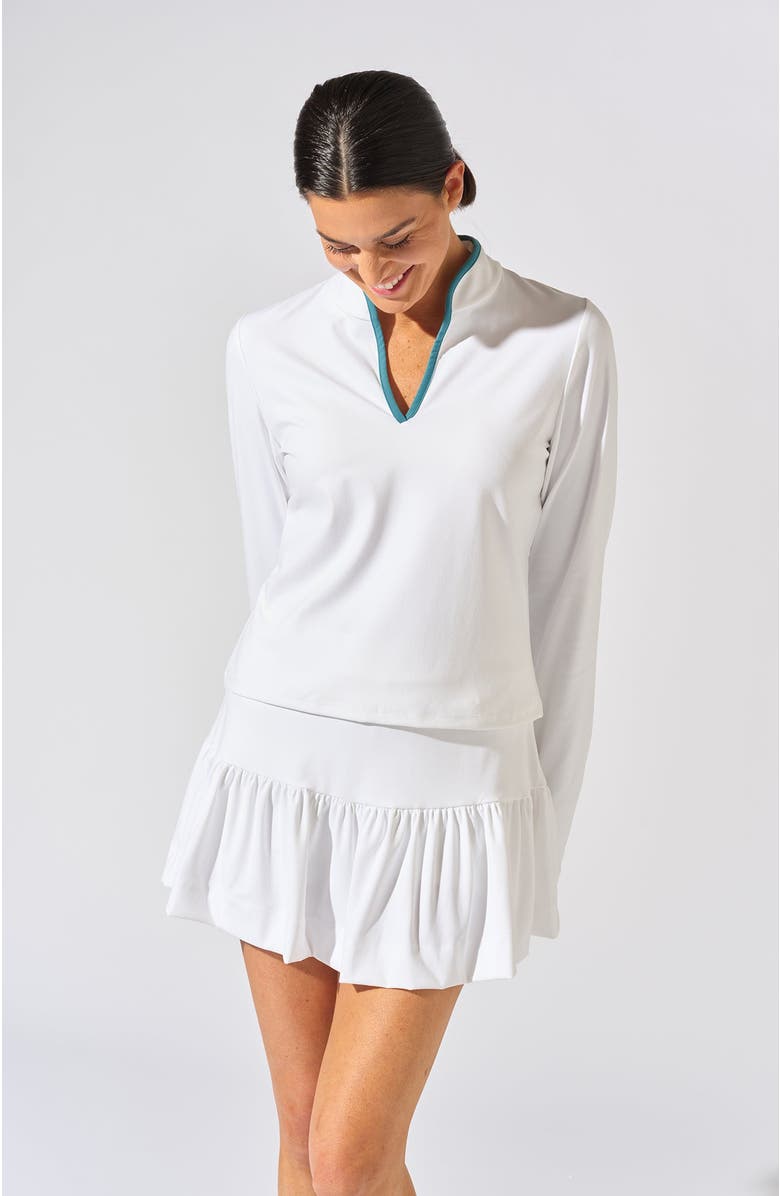 Bobbe Active Challenger Bubble Skirt, Alternate, color, White