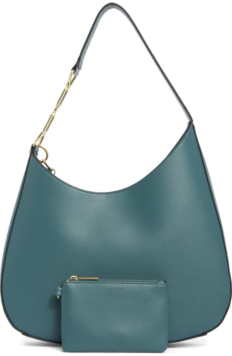 BCBG Asymmetric Hobo Bag, Alternate, color, Jade Green