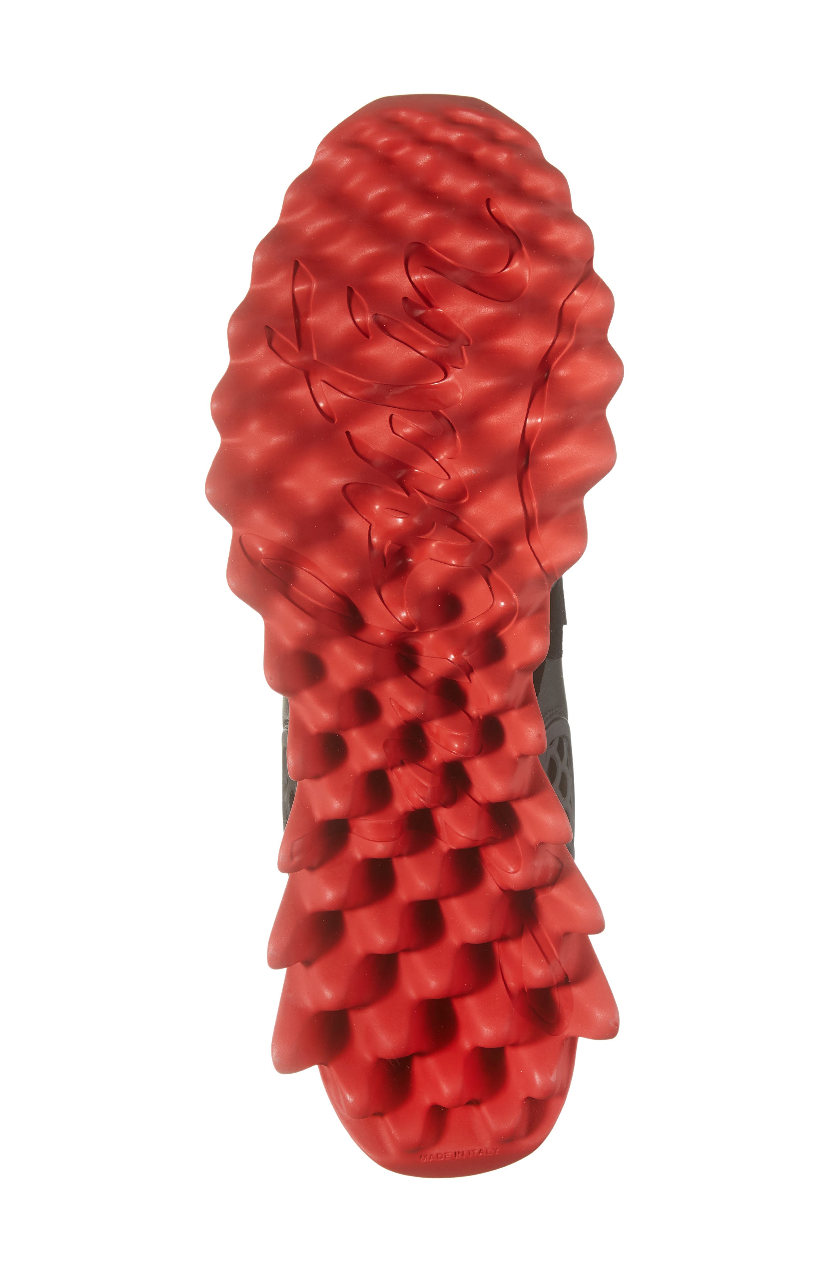 Christian Louboutin Loubishark Sneaker, Alternate, color, Black/ Red