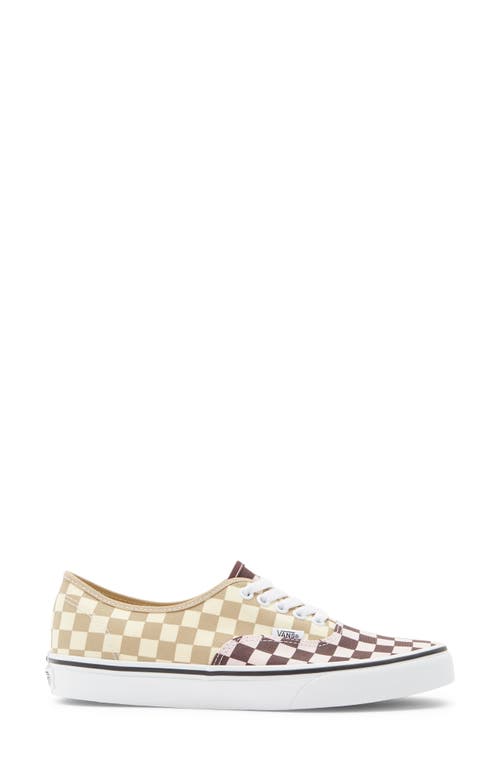 Vans Authentic Sneakers Check Mix Multi In Black