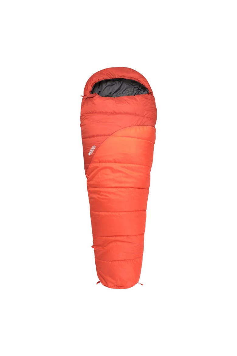 Summit 250 Left Zip Mummy Sleeping Bag, Main, color, Burnt Orange