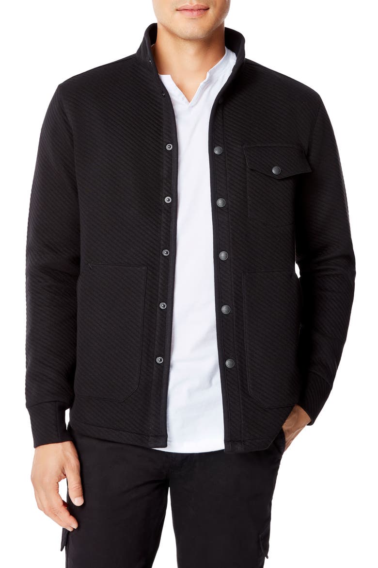 Fuji Shirt Jacket, Main, color, BLACK