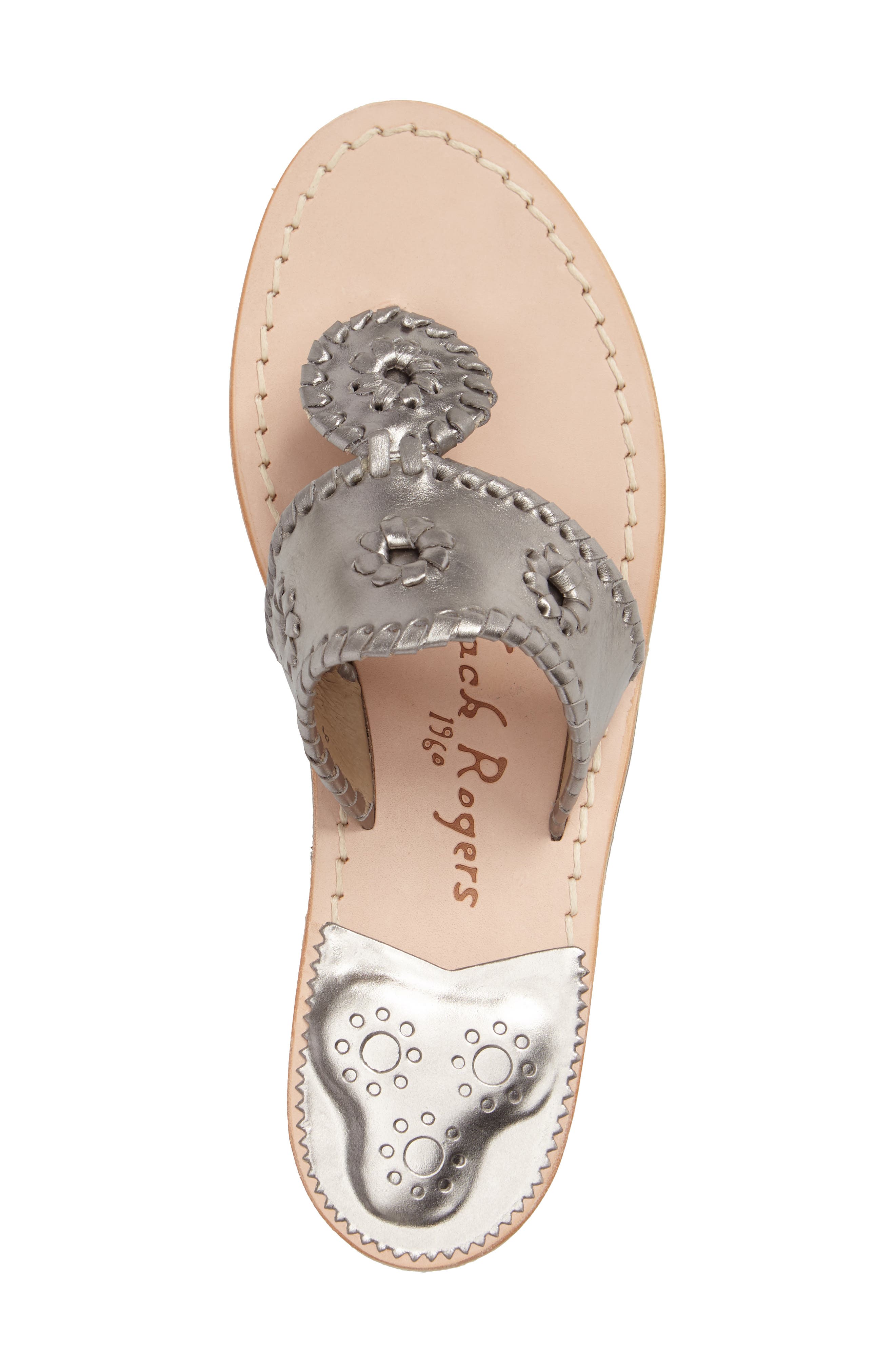 Hamptons Metallic Flip Flop, Alternate, color, PEWTER