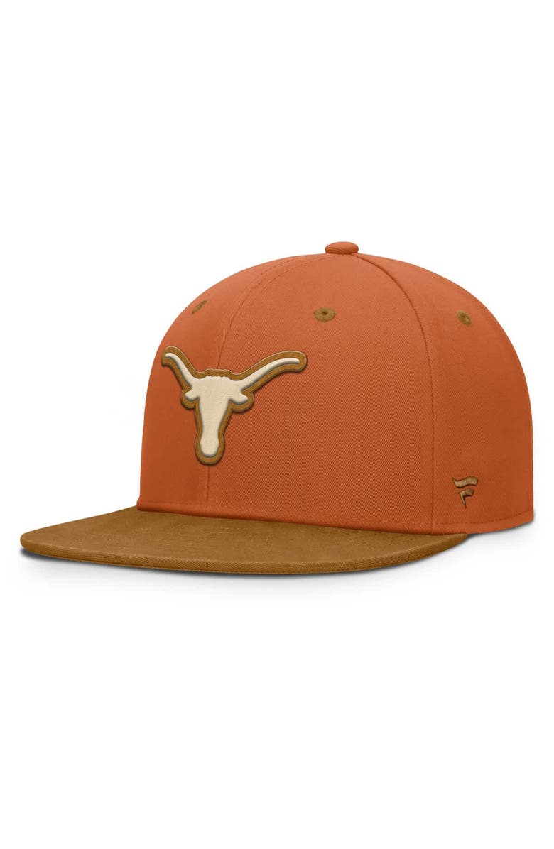 FANATICS Men's Fanatics Texas Orange/Brown Texas Longhorns NoBo Fitted Hat, Main, color, Burnt Orange