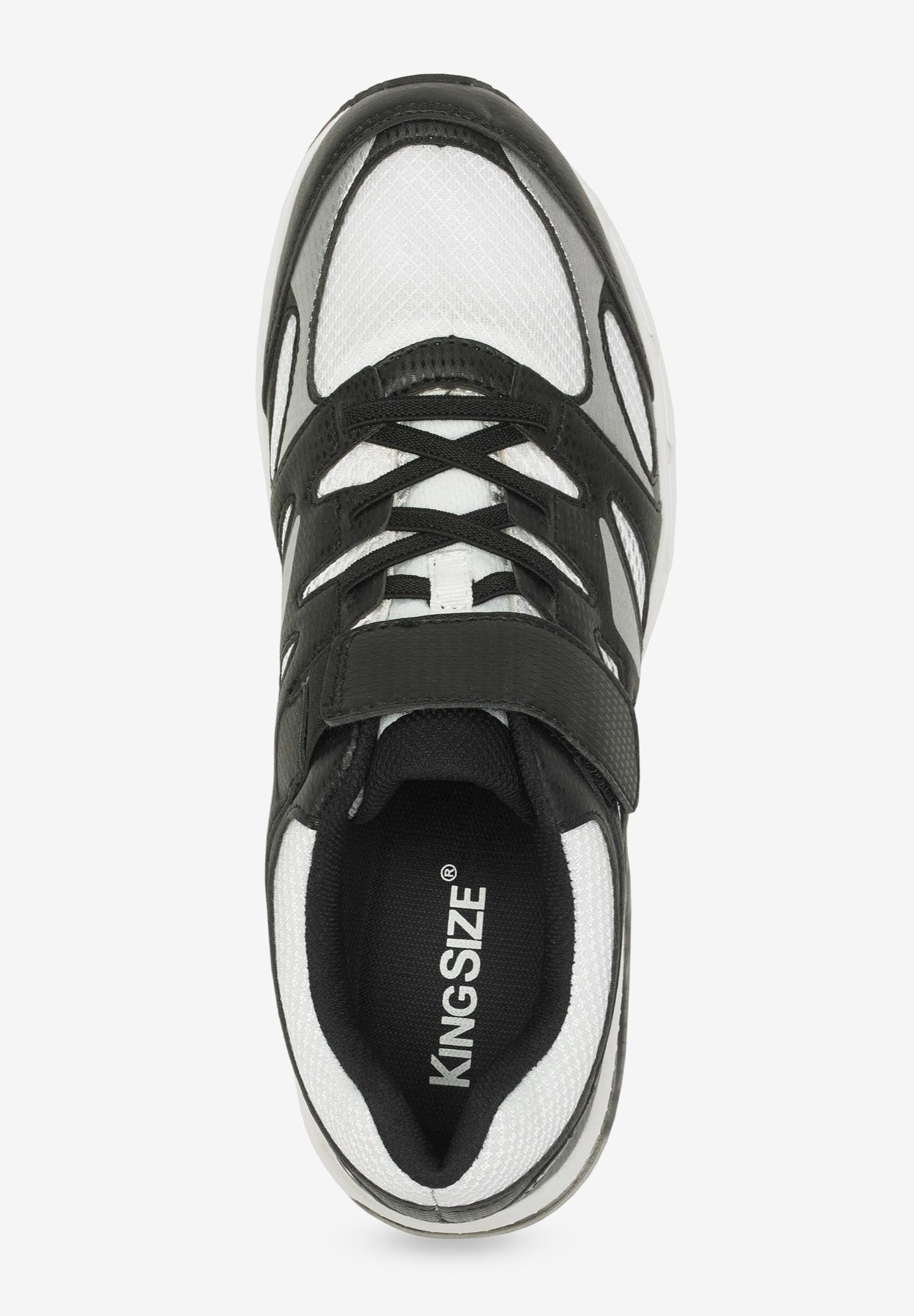 KingSize No-Tie Sneakers, Alternate, color, Jet Black Grey