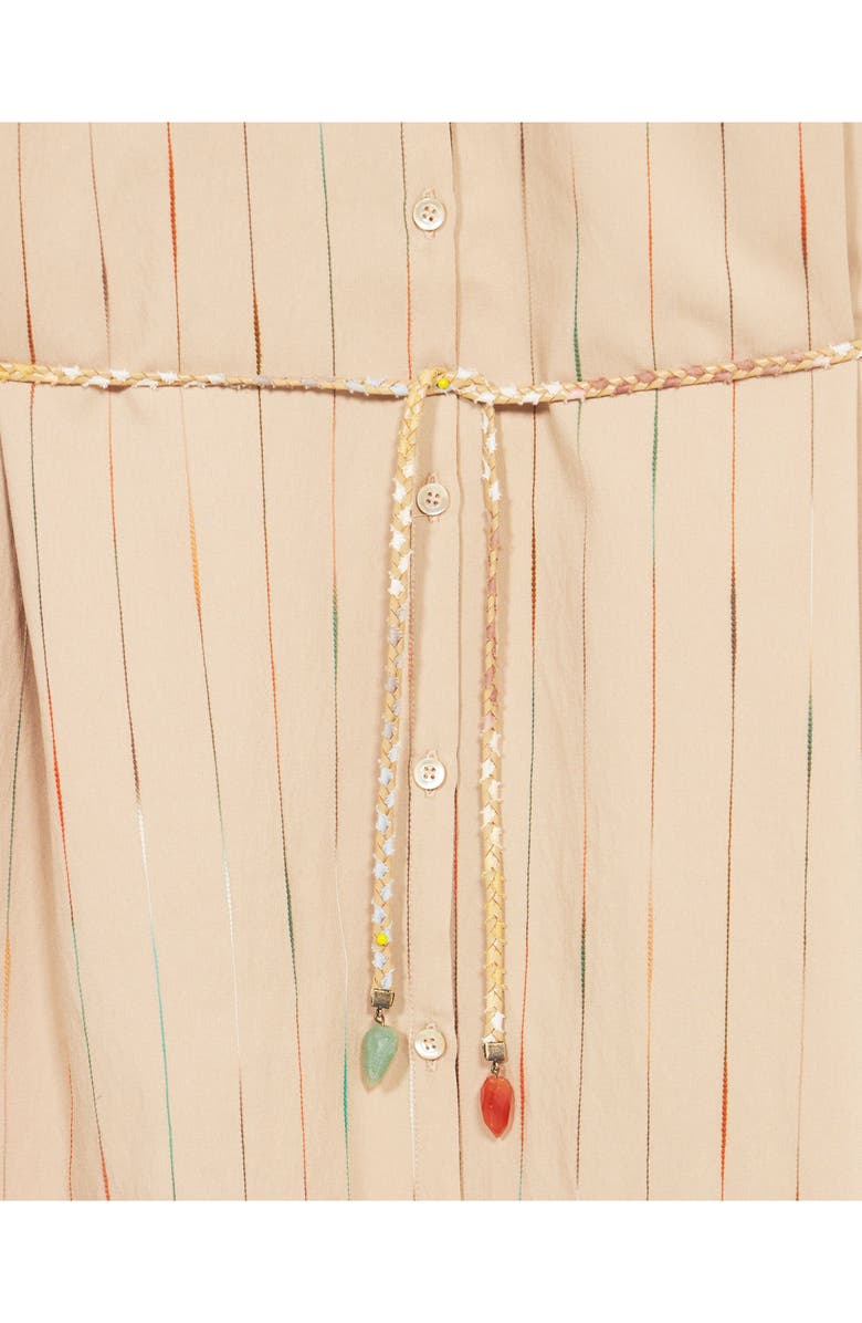 Fortela WVera Striped Caftan Dress, Alternate, color, Ecru