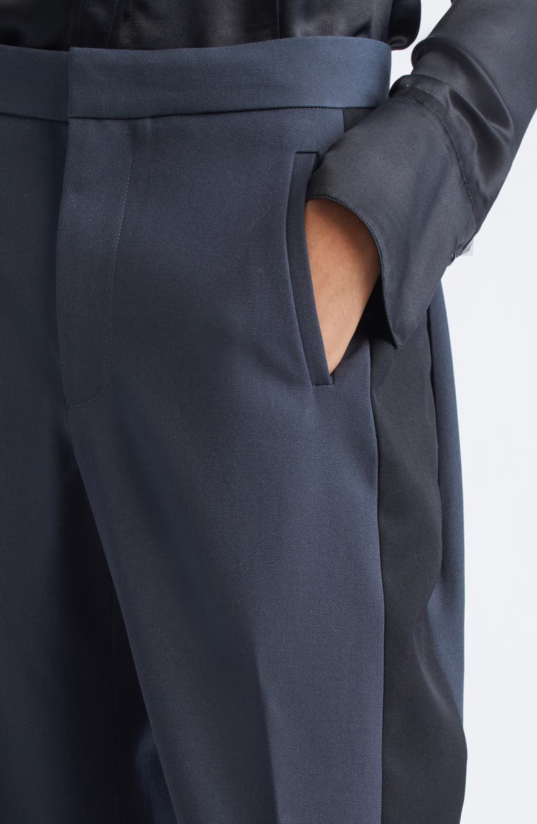 Diotima Planno Colorblock Wool Trousers, Alternate, color, Marine