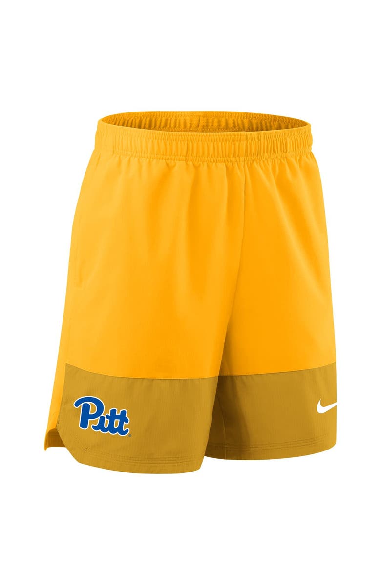 Nike Men's Nike Gold Pitt Panthers 2025 Sideline Performance Shorts, Alternate, color, Gold