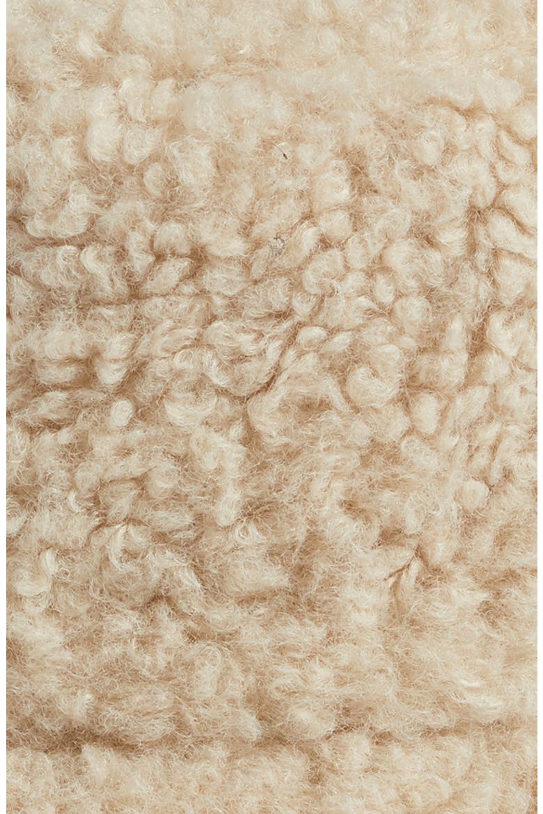 High-Pile Fleece Bucket Hat, Alternate, color, CREAM