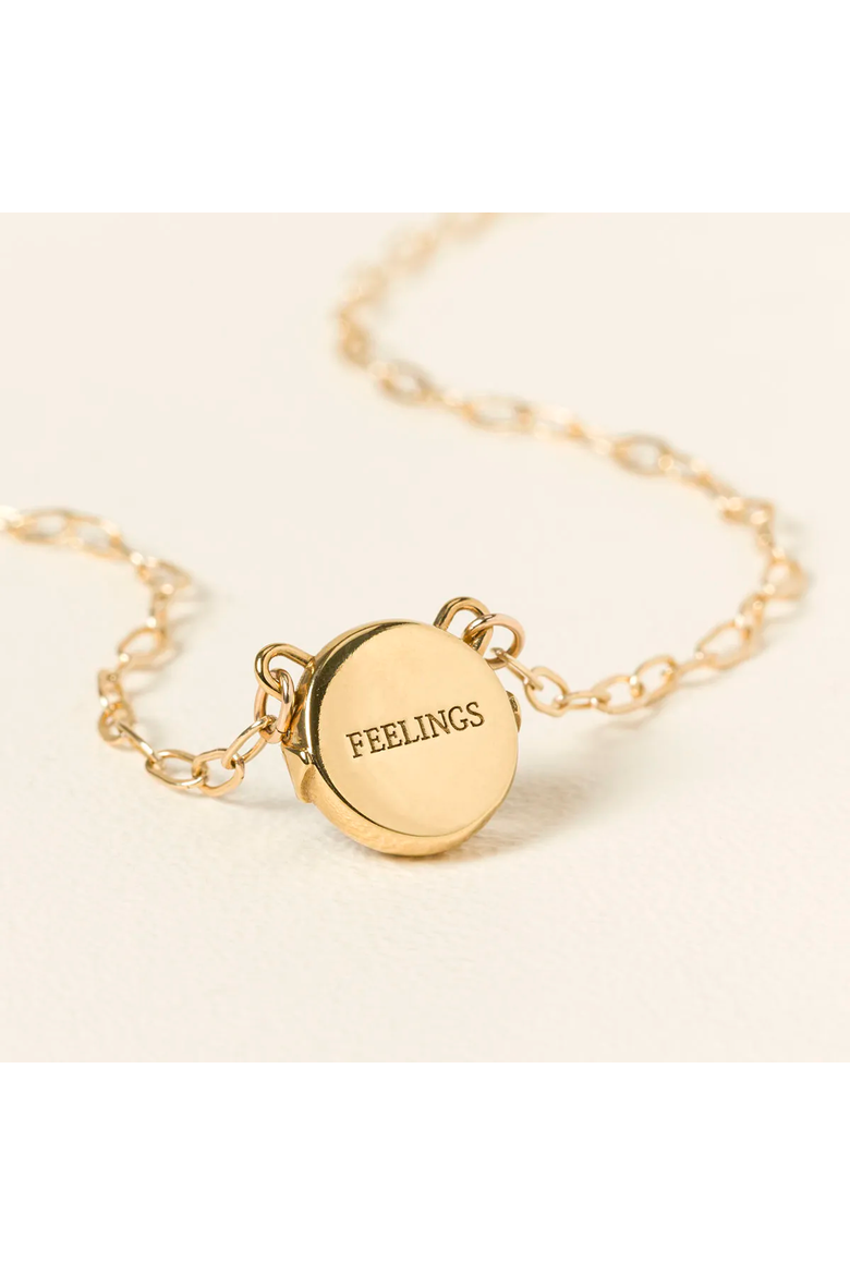 Color-Changing Mood Necklace by Merewif, Alternate, color, Blue / Green