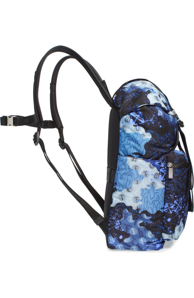 Off-White Outdoor Nylon Backpack, Alternate, color,