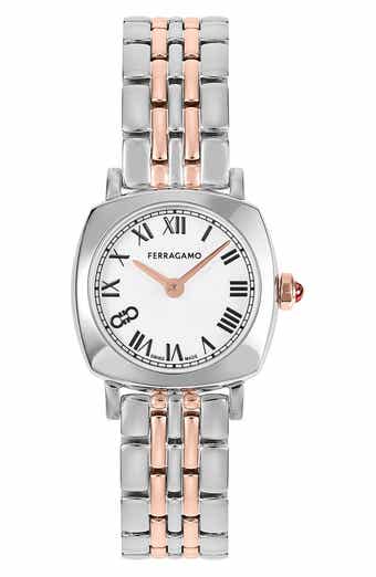 FERRAGAMO Soft Square Bracelet Watch, 23mm