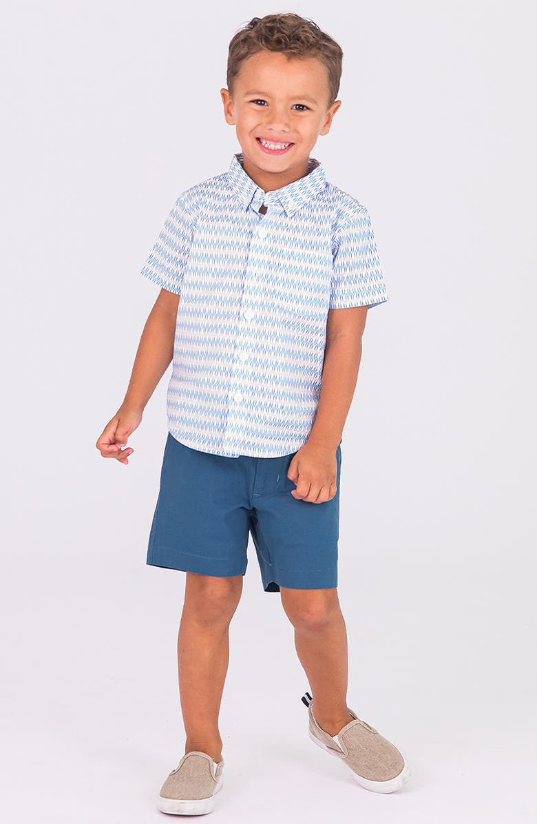 RuggedButts Stretch Cotton Chino Shorts, Alternate, color, Indigo