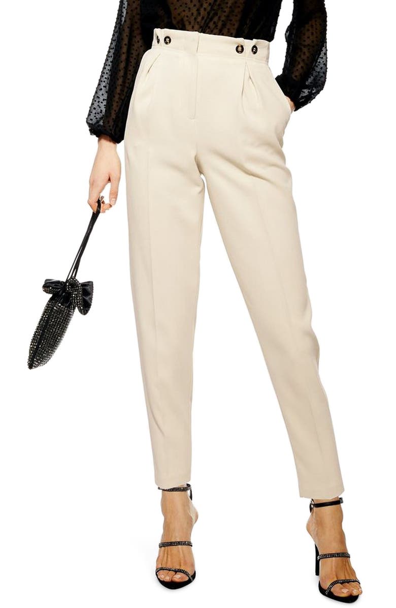 Topshop Betty Peg Trousers, Main, color, 