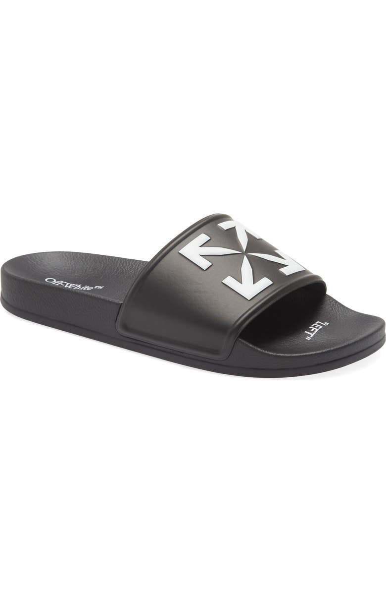 Off-White Arrow Pool Slide Sandal, Main, color,