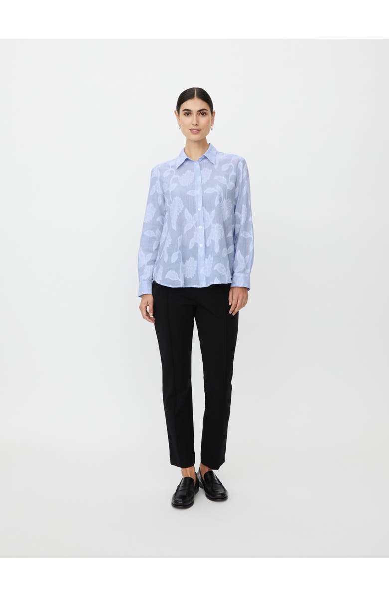 Masai Copenhagen MaImma Floral Print Shirt, Alternate, color, Placid Blue