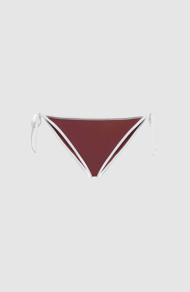 Brunello Cucinelli Bikini bottom with monili, Main, color, Bordeaux