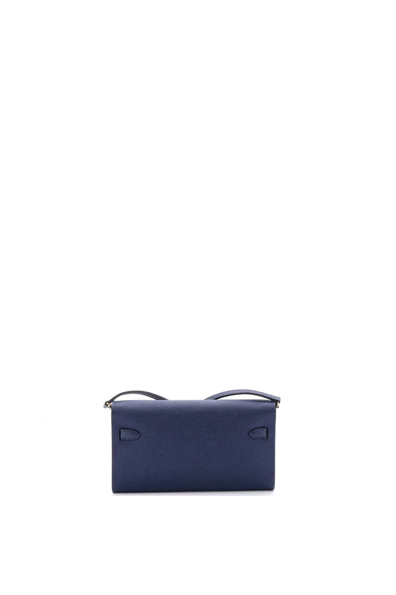 Kelly To Go Wallet Epsom, Alternate, color, Bleu Saphir