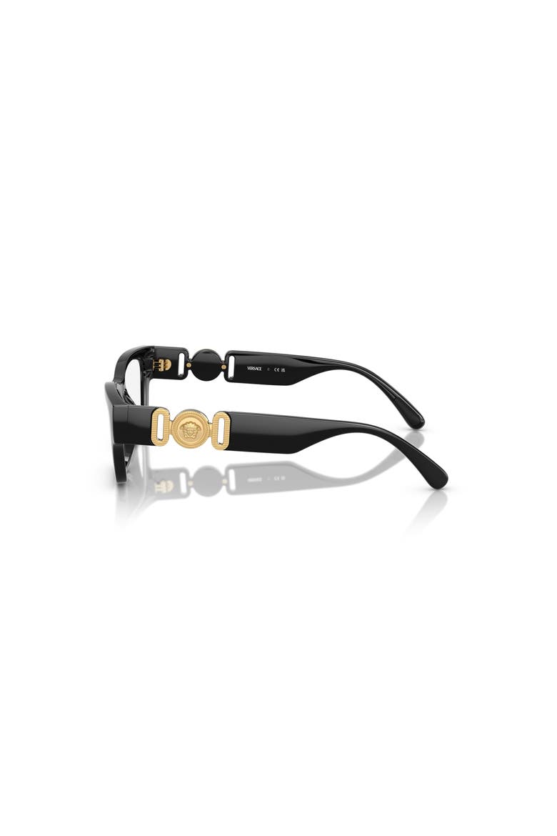 48mm Round optical glasses, Alternate, color, Black