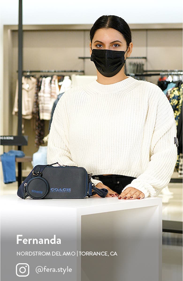 Charter Pebble Leather Crossbody Bag, sales video thumbnail