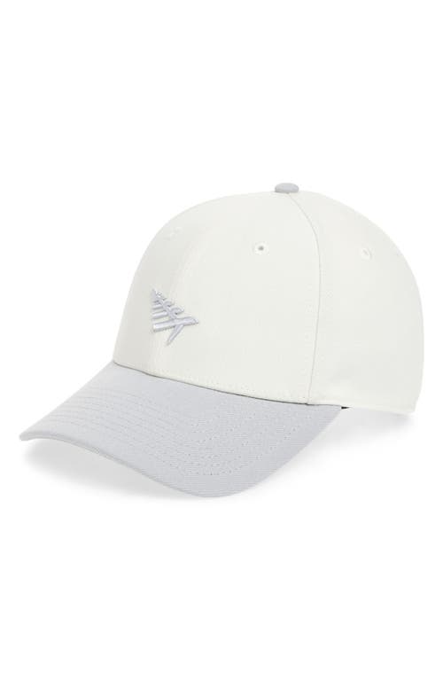 Paper Planes Icon Ii Dad Twill Hat In White Asparagus