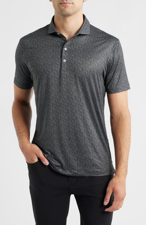 Popping Tops Beverage Opener Print Featherweight Performance Polo