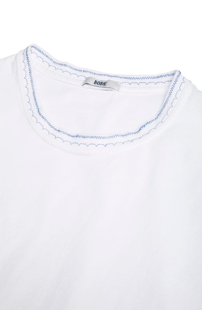 Bode x Marcus Paul Embroidered Sweetheart T-Shirt, Alternate, color, 