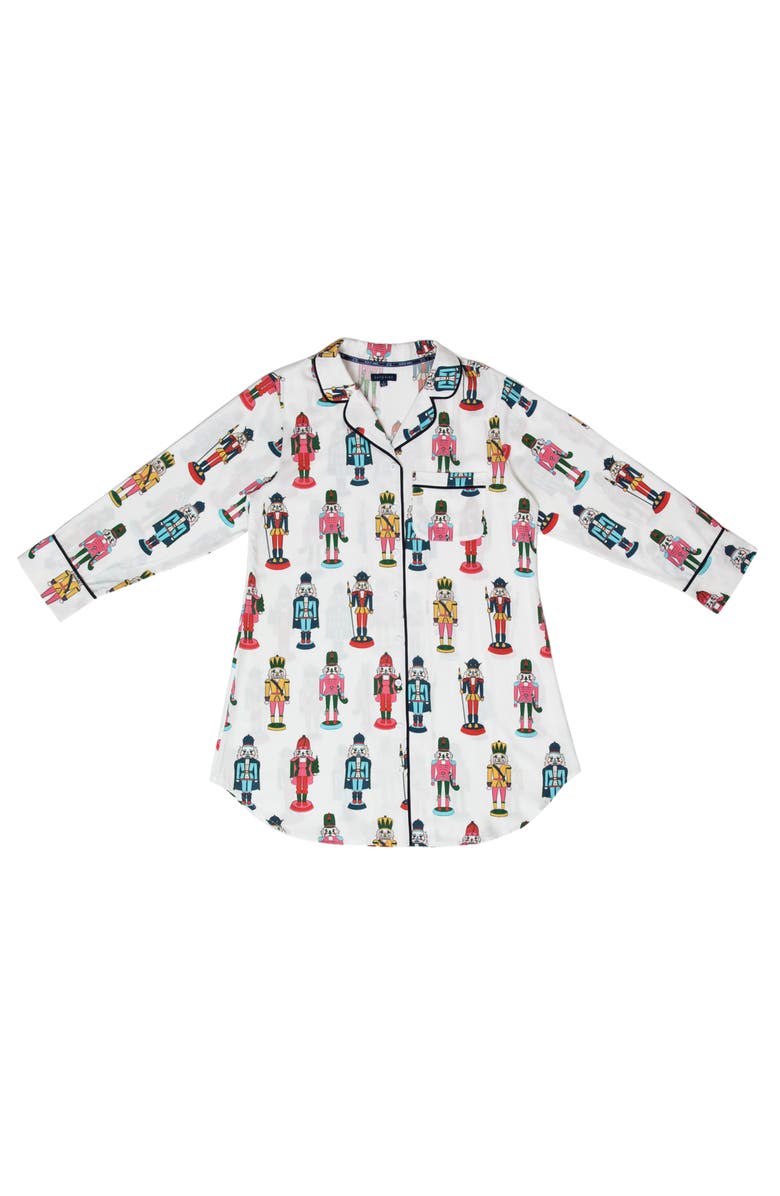 Katie Kime Holiday March Sleep Shirt, Alternate, color, Multi