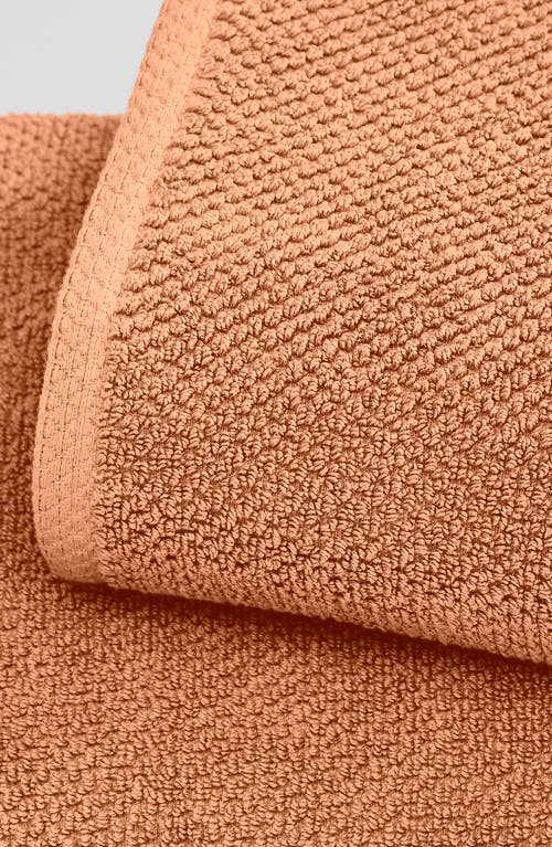 Woven & Weft Popcorn Texture 6-piece Towel Set In Clay