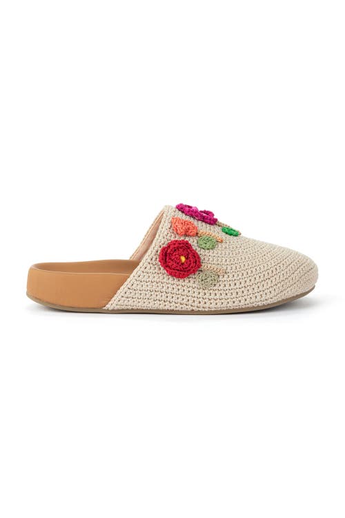 The Sak Bolinas Clog In Flower Ecru
