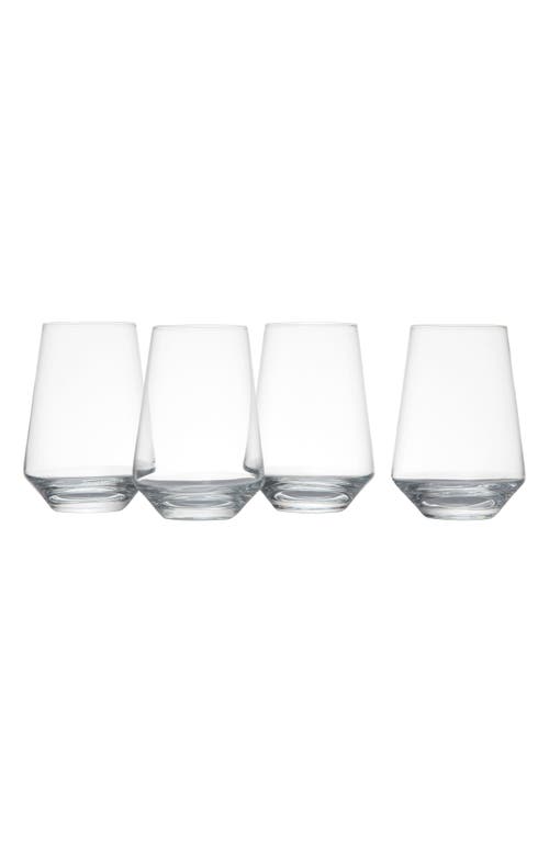 Schott Zwiesel Pure Set Of 6 Stemless Wine Tumblers In Clear
