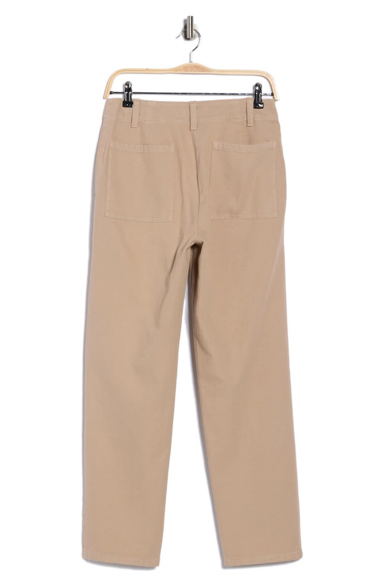 Easy Tapered Organic Cotton Pants, Alternate, color, WHEAT