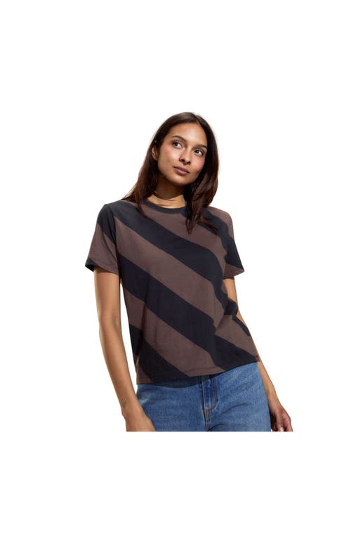 Cynthia Rowley Diagonal Stripe Tee