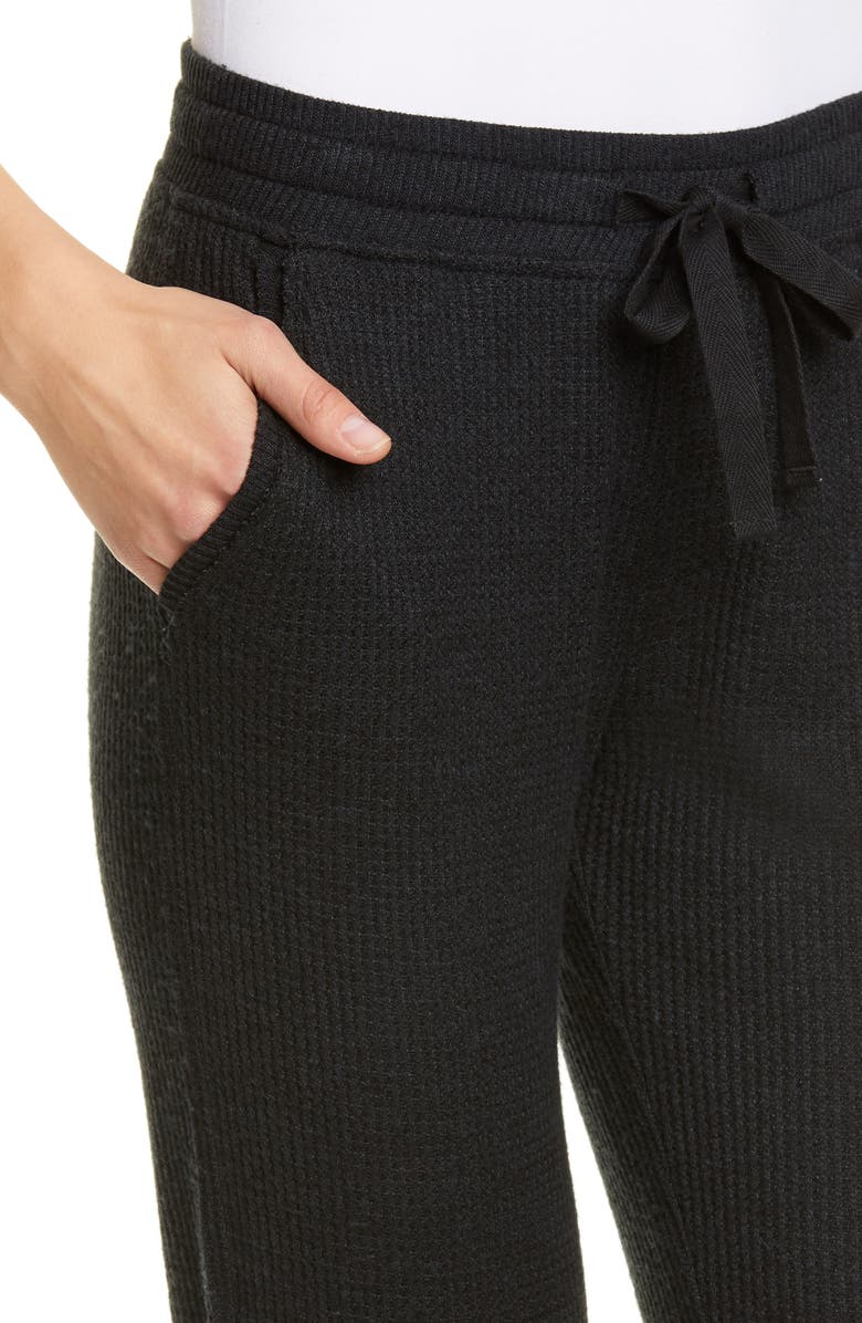 ATM Anthony Thomas Melillo Waffle Knit Crop Pants, Alternate, color, 
