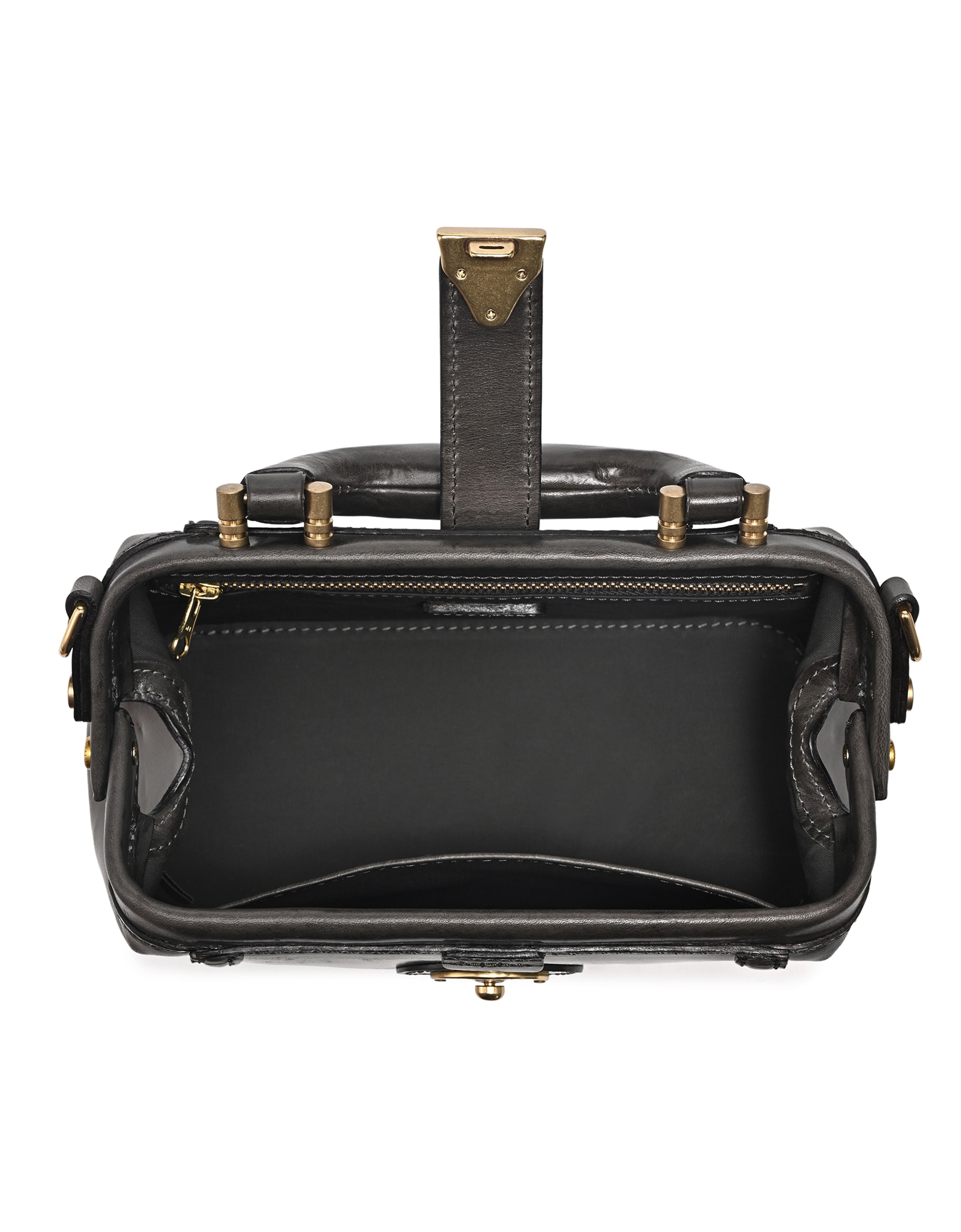 OLD TREND Azalea Genuine Leather Mini Doctor Satchel, Alternate, color, Grey