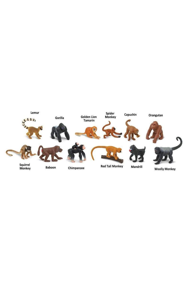 Safari Ltd. Monkeys And Apes Toy, Alternate, color, NO COLOR