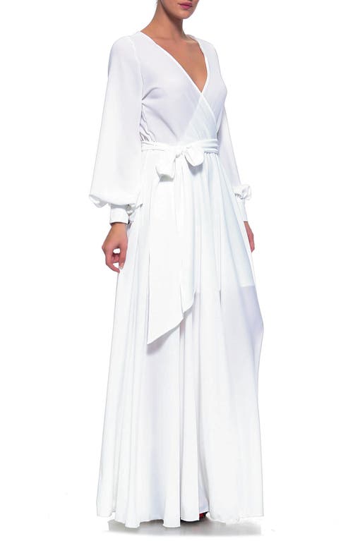 Meghan La Lilypad Maxi Dress In White