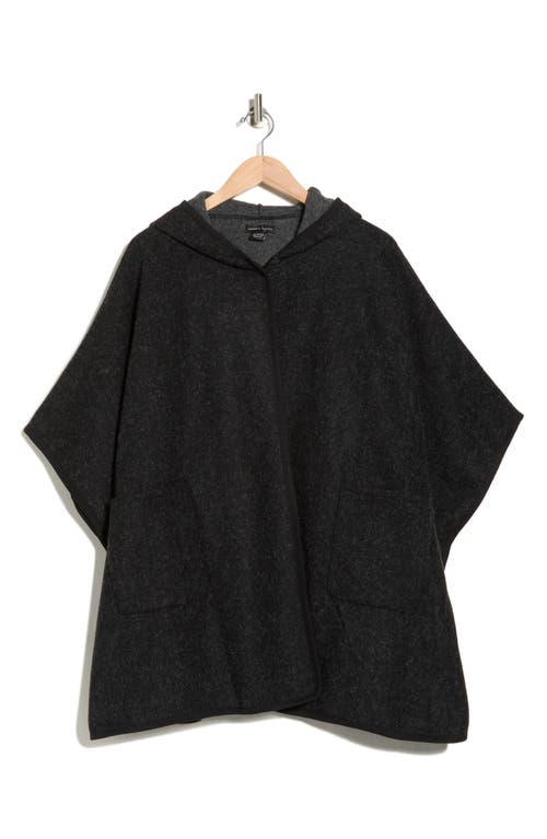 Nanette Lepore Hooded Ruana In Black