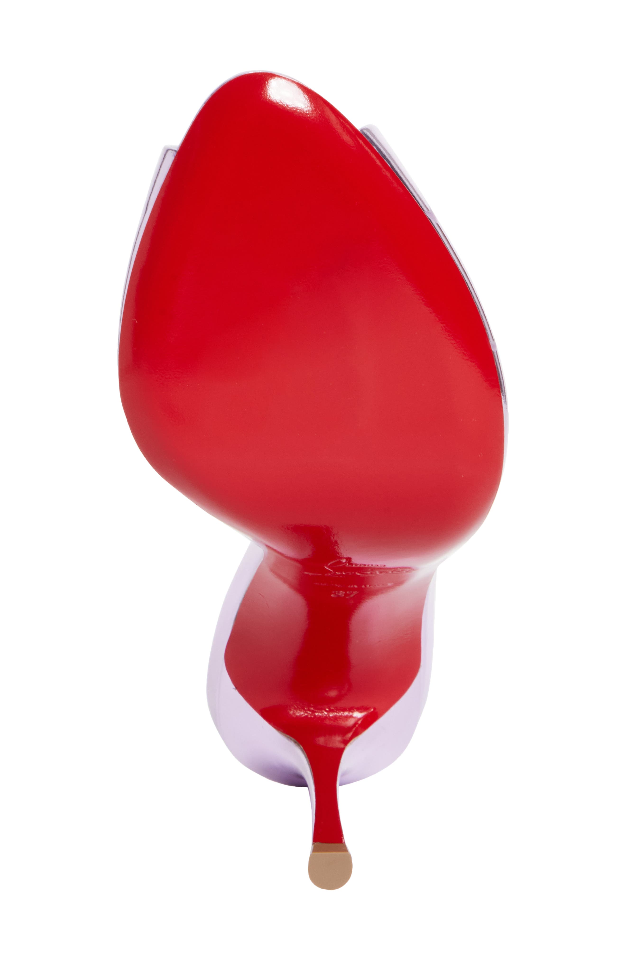 Christian Louboutin Me Dolly Peep Toe Slide Sandal, Alternate, color, 