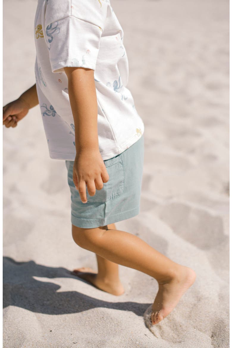 Garment Dye Shorts, Alternate, color, DEEP SEA