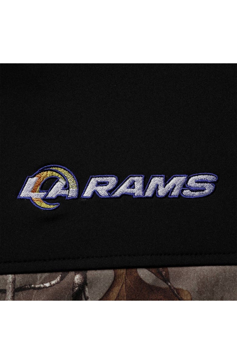 DUNBROOKE Men's Dunbrooke Realtree Camo/Black Los Angeles Rams Circle Hunter Softshell Full-Zip Jacket, Alternate, color, Realtree Camo