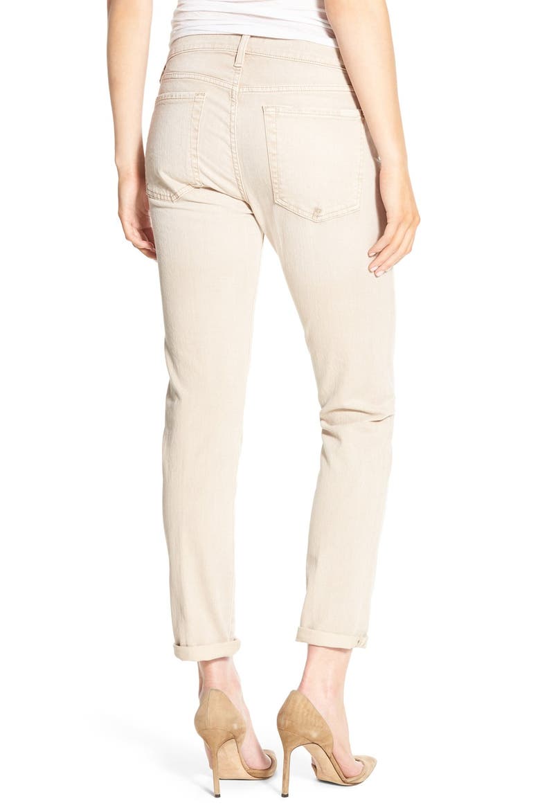 7 For All Mankind® 'Josefina' Boyfriend Jeans, Alternate, color, ALMOND